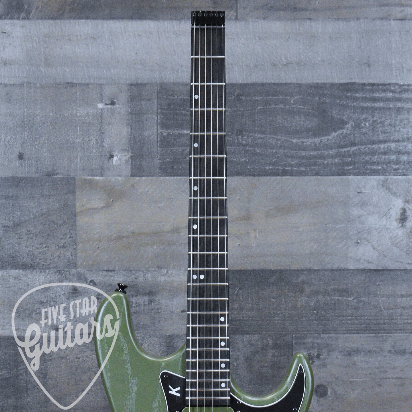Pre-Owned Kiesel Headless Delos - Olive Drab with Gigbag