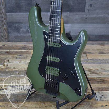 Pre-Owned Kiesel Headless Delos - Olive Drab with Gigbag