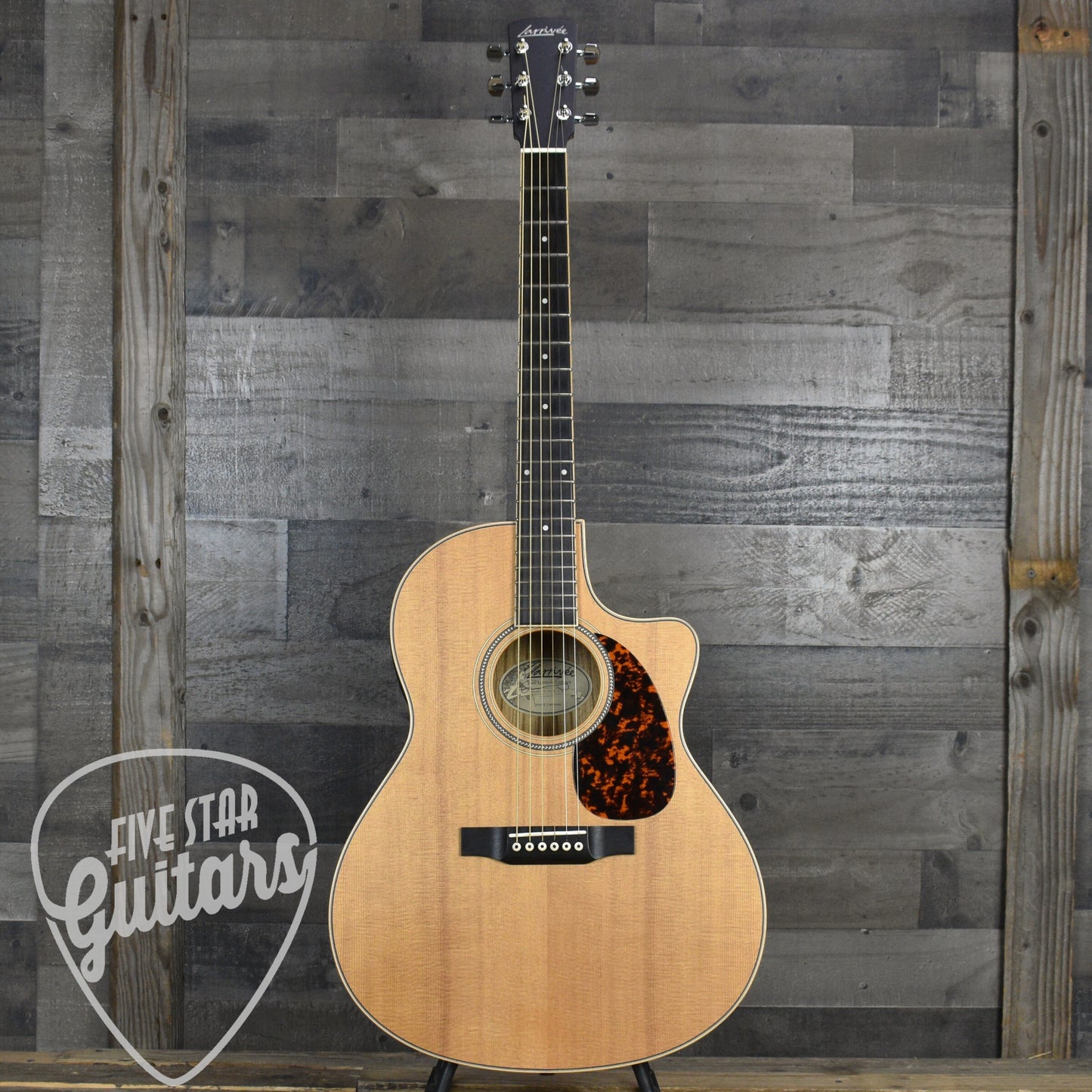 Pre-Owned Larrivee LV-03Z Zebrawood with Hard Shell Case