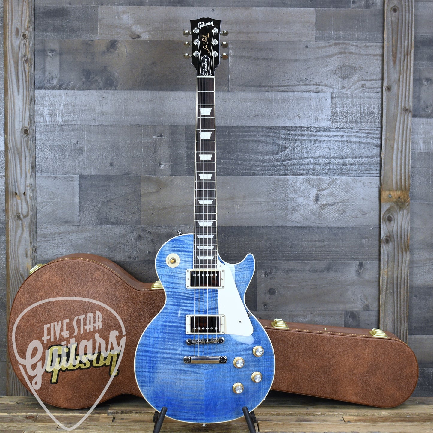 Pre-Owned Gibson Les Paul Standard 60s - Ocean Blue with Hardshell Case