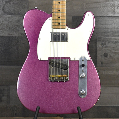 Pre-Owned LsL Instruments Bad Bone 1-Purple Sparkle  Relic with Hardshell Case