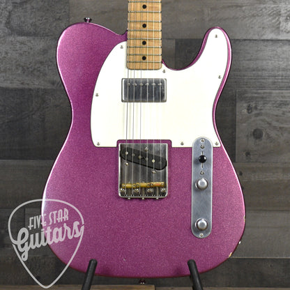 Pre-Owned LsL Instruments Bad Bone 1-Purple Sparkle  Relic with Hardshell Case