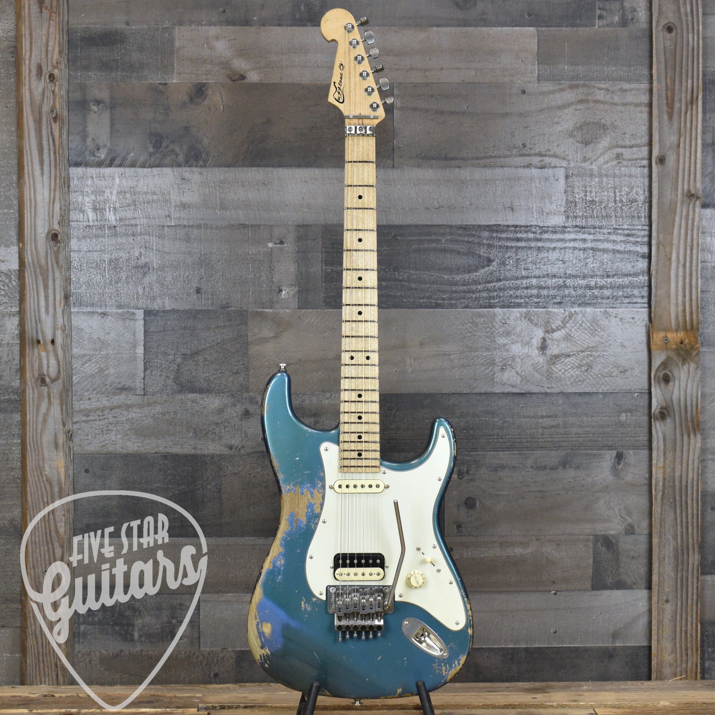 Pre-Owned Luxxtone Choppa S - Lake Placid Blue Heavy Relic, with Hardshell Case