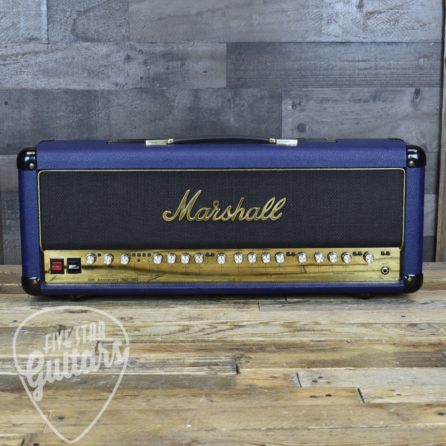 Pre-Owned Marshall 6100 30th Anniversary 1962-1992 100-Watt Amp Head