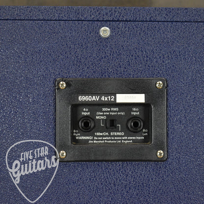 Pre-Owned Marshall 6960AV 30th Anniversary 4x12 Cabinet