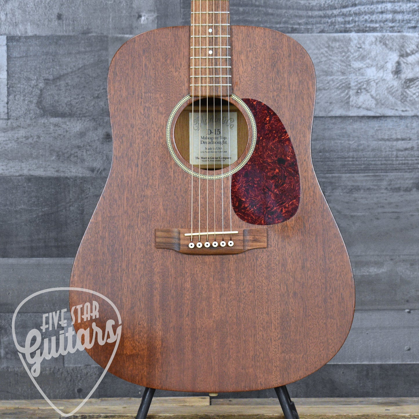 Pre-Owned Martin D-15M - Natural with Hardshell Case