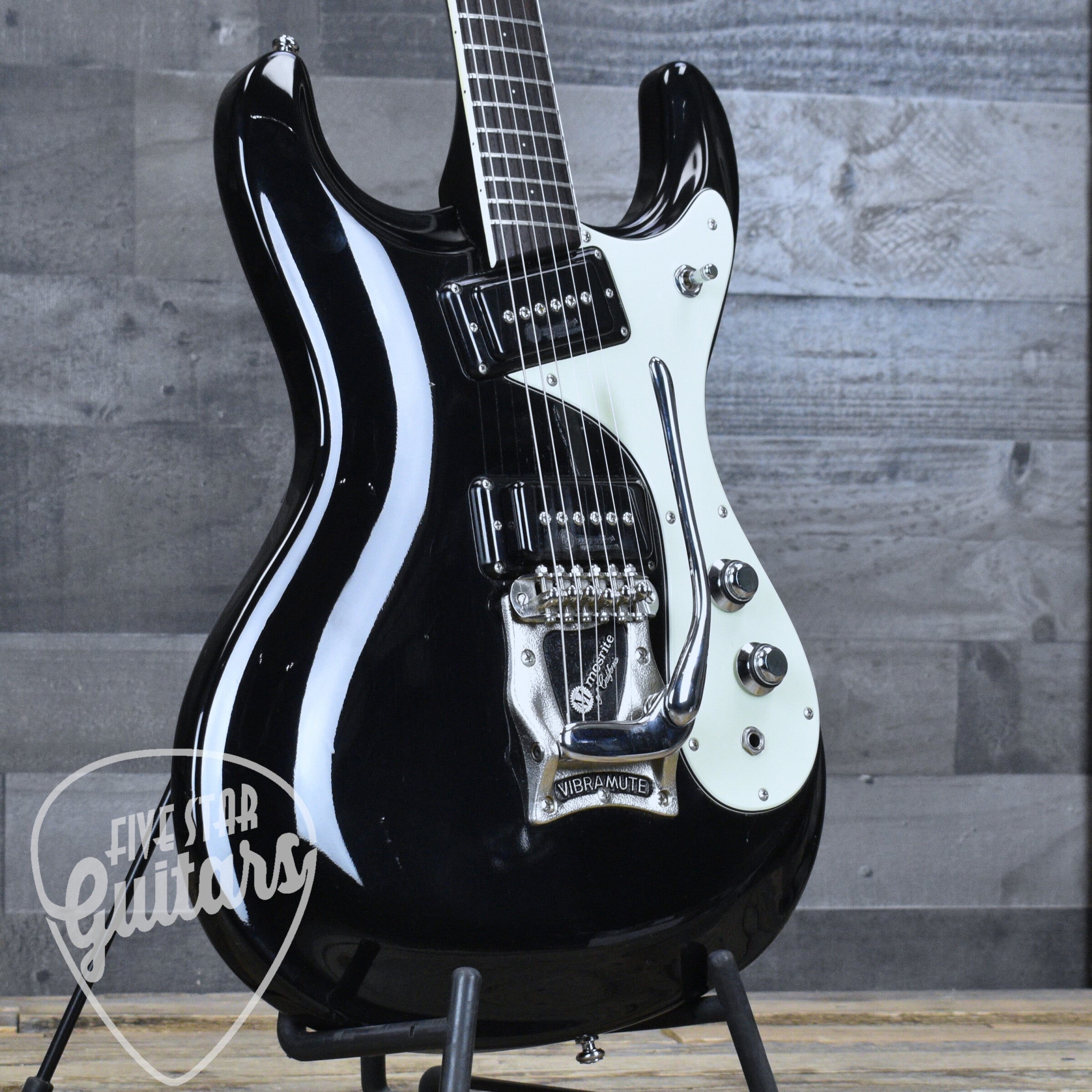 ギター 811 mosrite of california vibramute Pre-Owned Mosrite Ventures MK 1 1965 Reissue - Black – Five Star