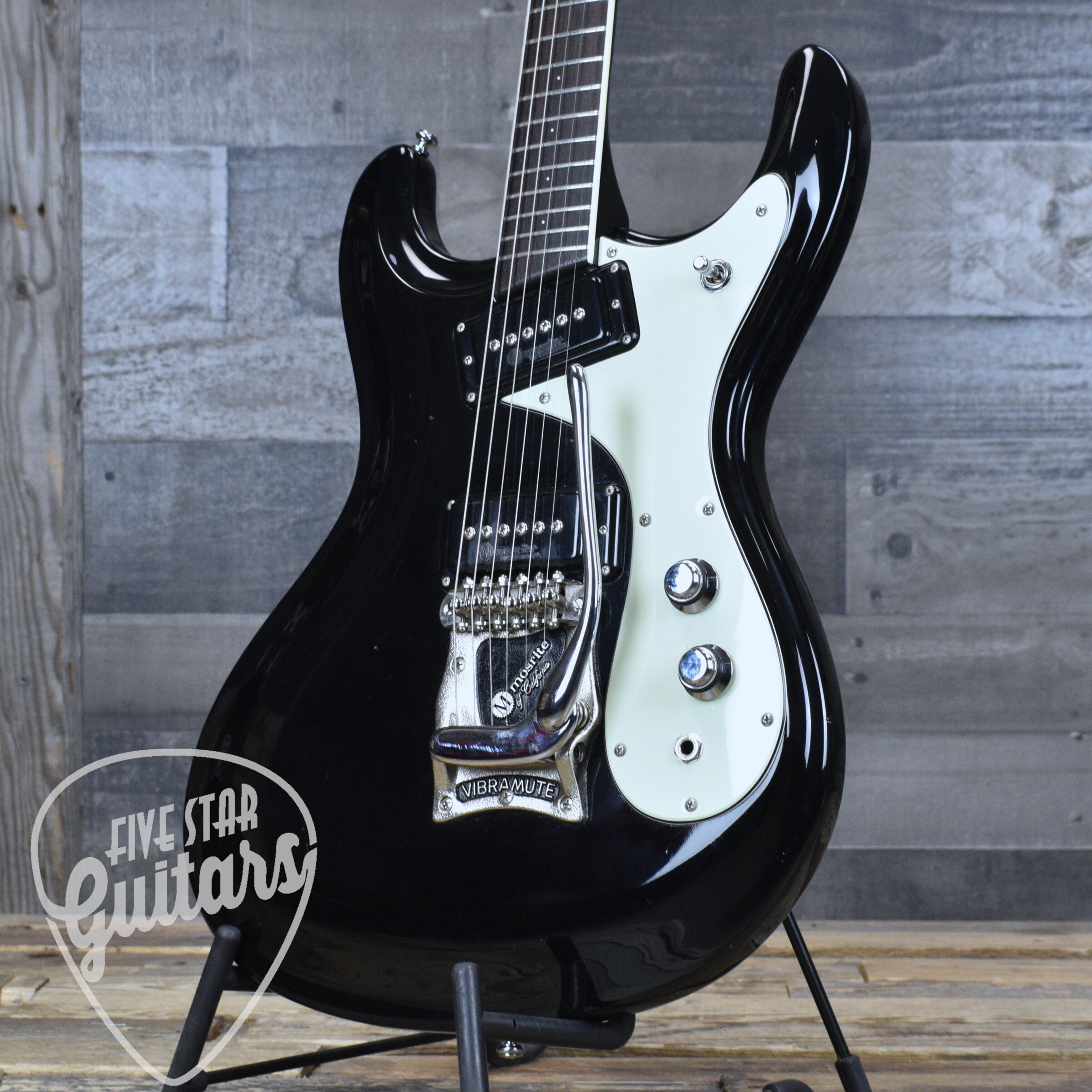 Pre-Owned Mosrite Ventures MK 1 1965 Reissue - Black – Five Star