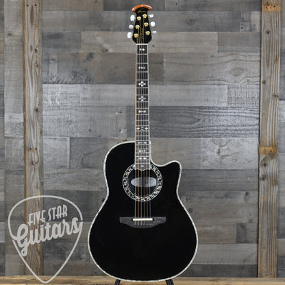 Pre-Owned Ovation 1769 ADII Al DiMeola - Black with Hard Shell Case