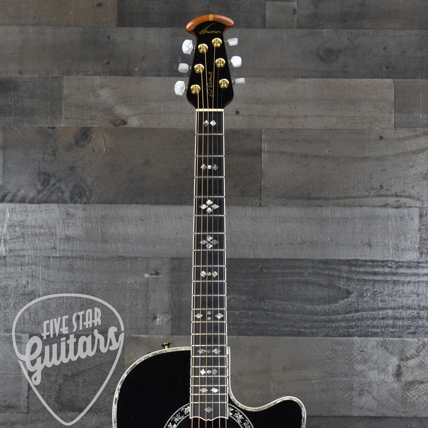 Pre-Owned Ovation 1769 ADII Al DiMeola - Black with Hard Shell Case