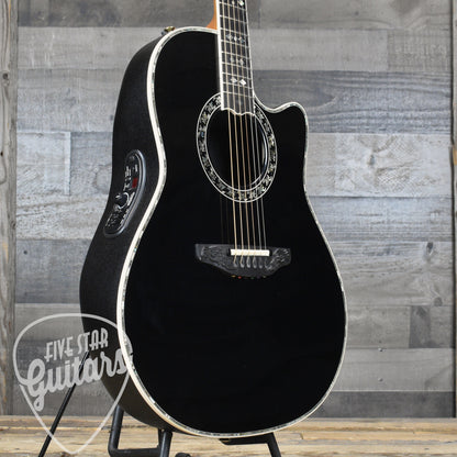 Pre-Owned Ovation 1769 ADII Al DiMeola - Black with Hard Shell Case