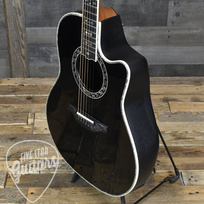 Pre-Owned Ovation 1769 ADII Al DiMeola - Black with Hard Shell Case