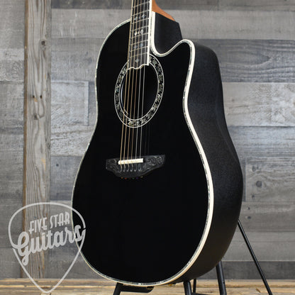 Pre-Owned Ovation 1769 ADII Al DiMeola - Black with Hard Shell Case