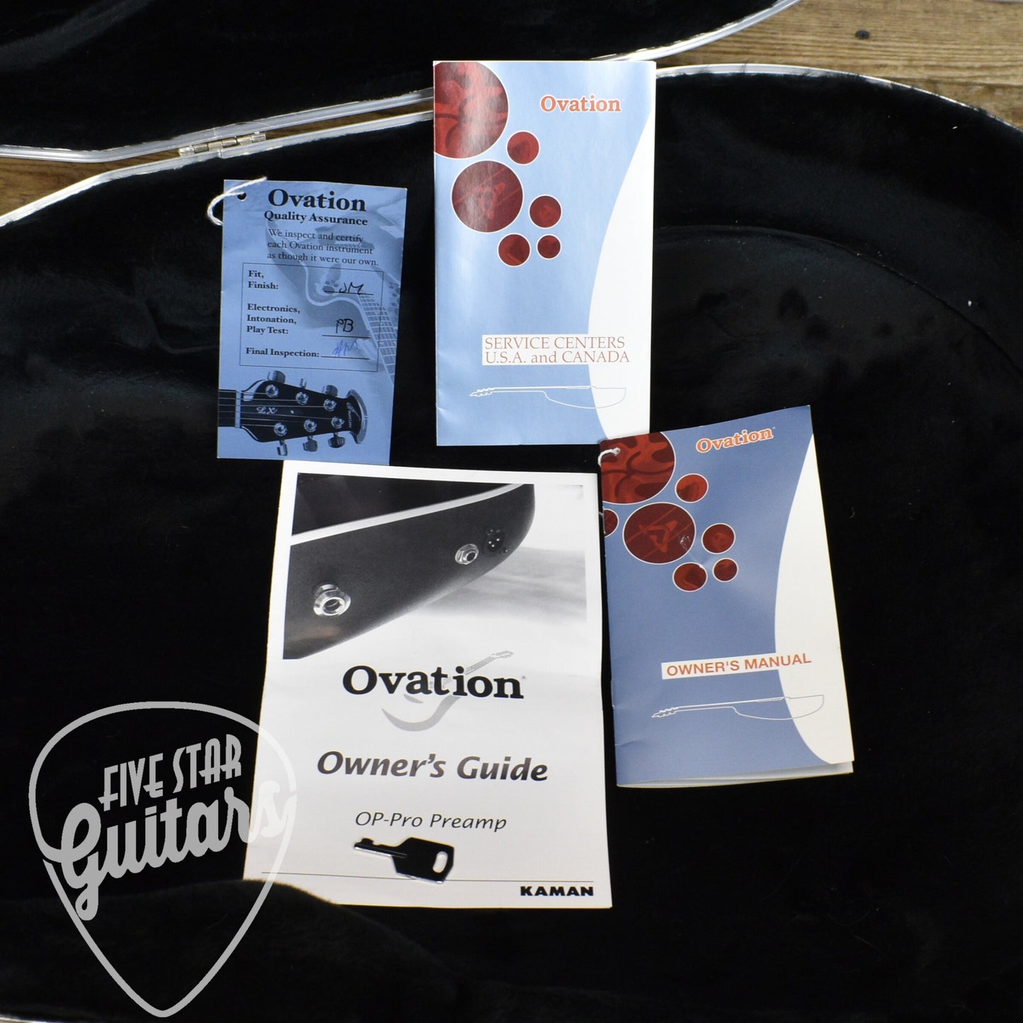 Pre-Owned Ovation 1769 ADII Al DiMeola - Black with Hard Shell Case