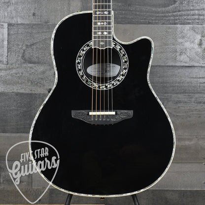 Pre-Owned Ovation 1769 ADII Al DiMeola - Black with Hard Shell Case