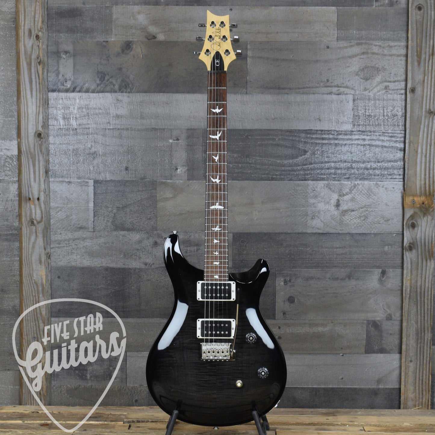 Pre-Owned PRS CE24 - Grey Black with Gig Bag
