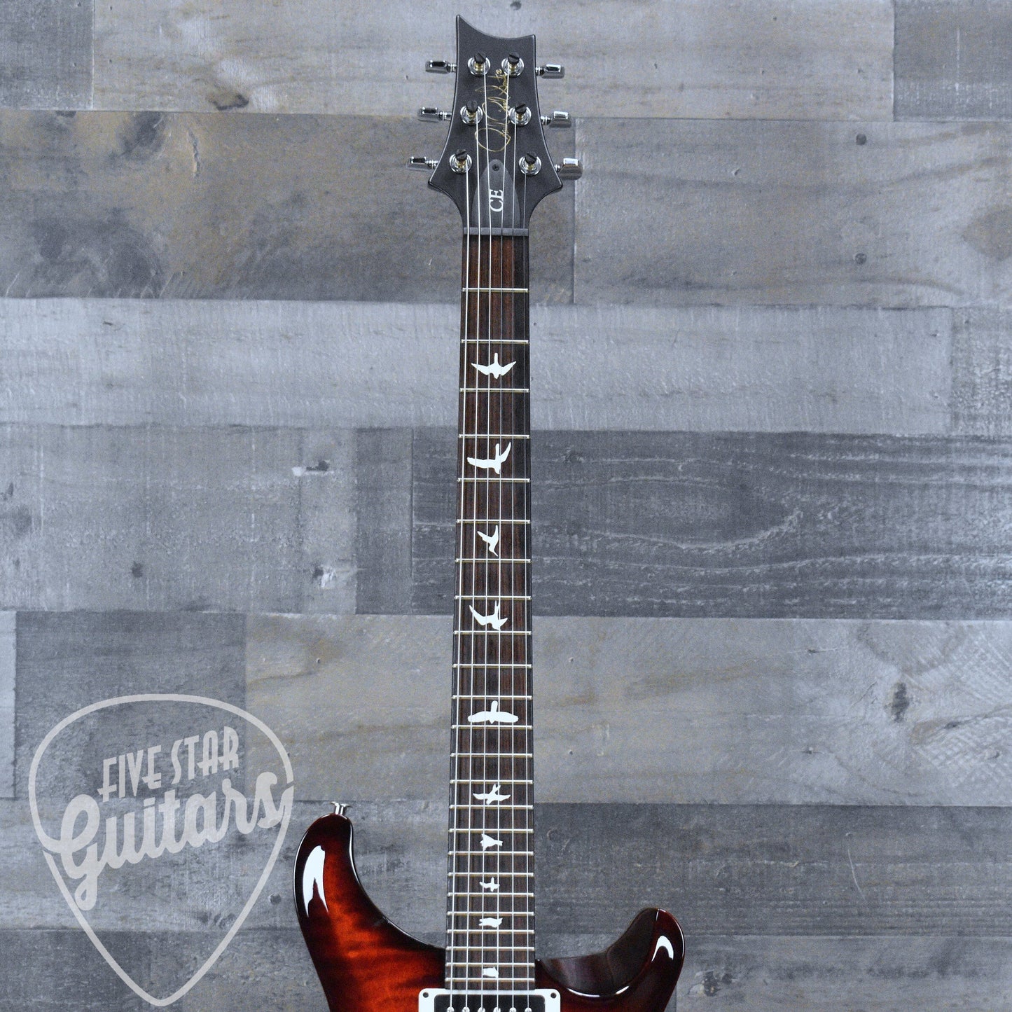 Pre-Owned PRS CE 24 - Fire Red Burst with Gigbag