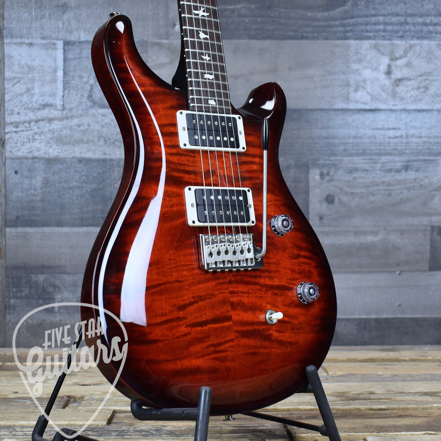 Pre-Owned PRS CE 24 - Fire Red Burst with Gigbag