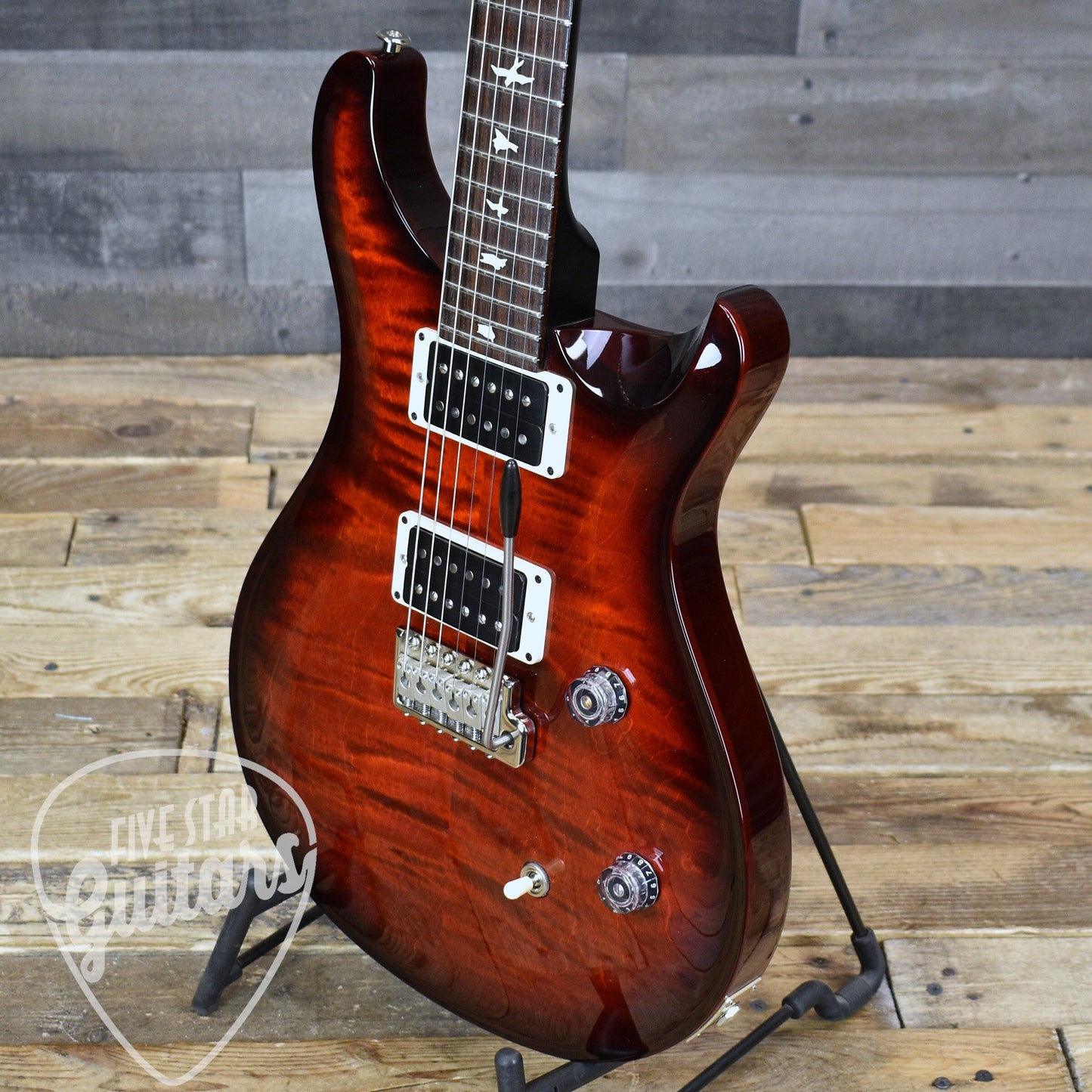 Pre-Owned PRS CE 24 - Fire Red Burst with Gigbag