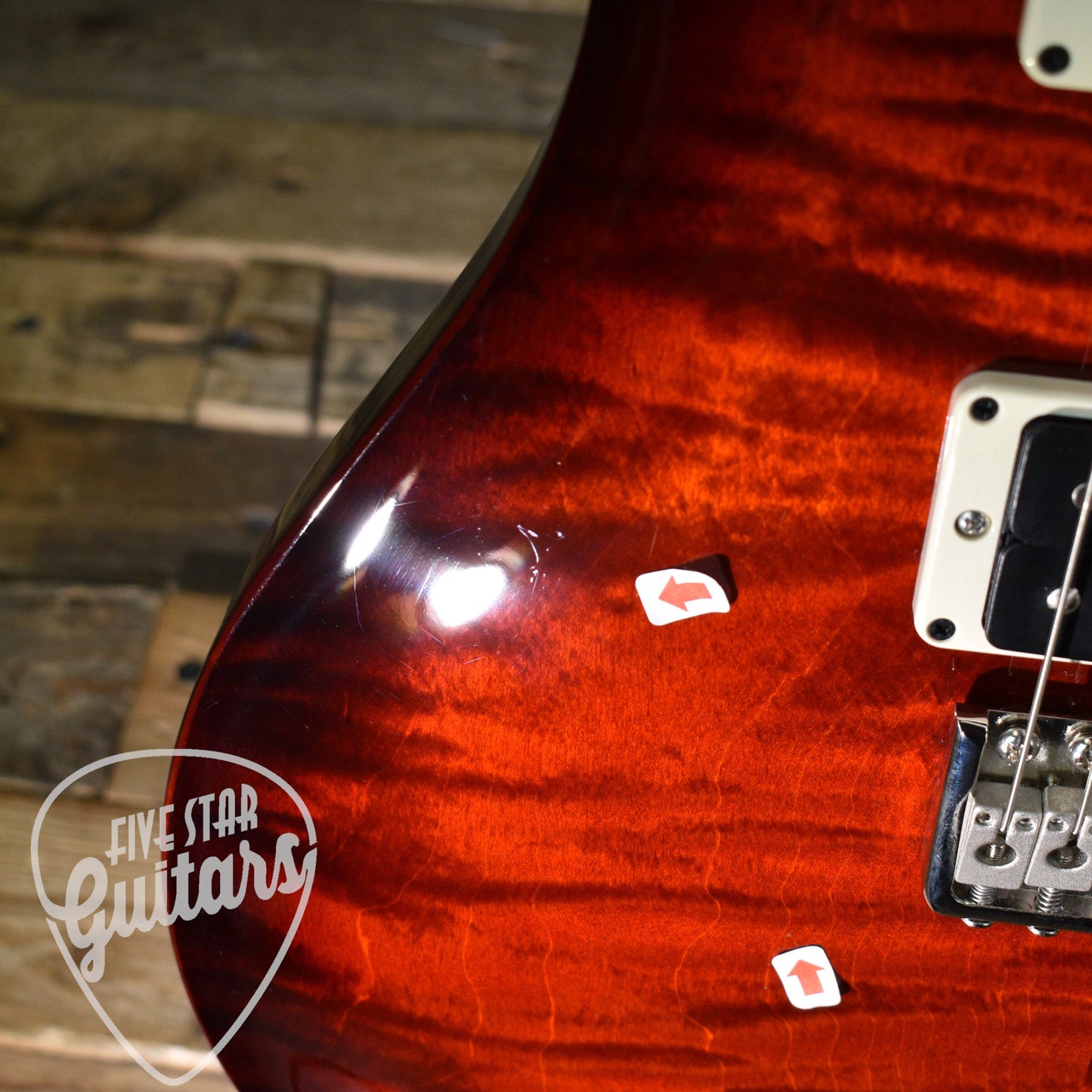 Pre-Owned PRS CE 24 - Fire Red Burst with Gigbag
