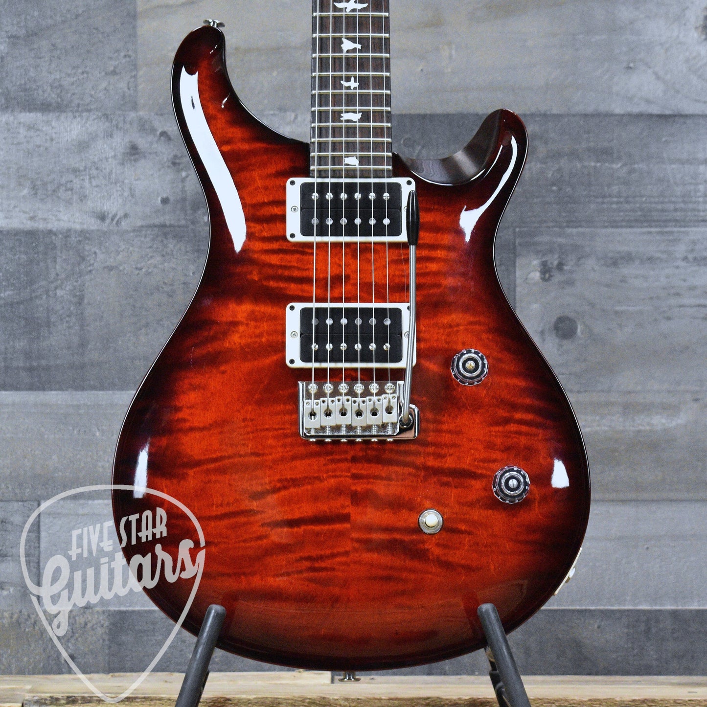 Pre-Owned PRS CE 24 - Fire Red Burst with Gigbag
