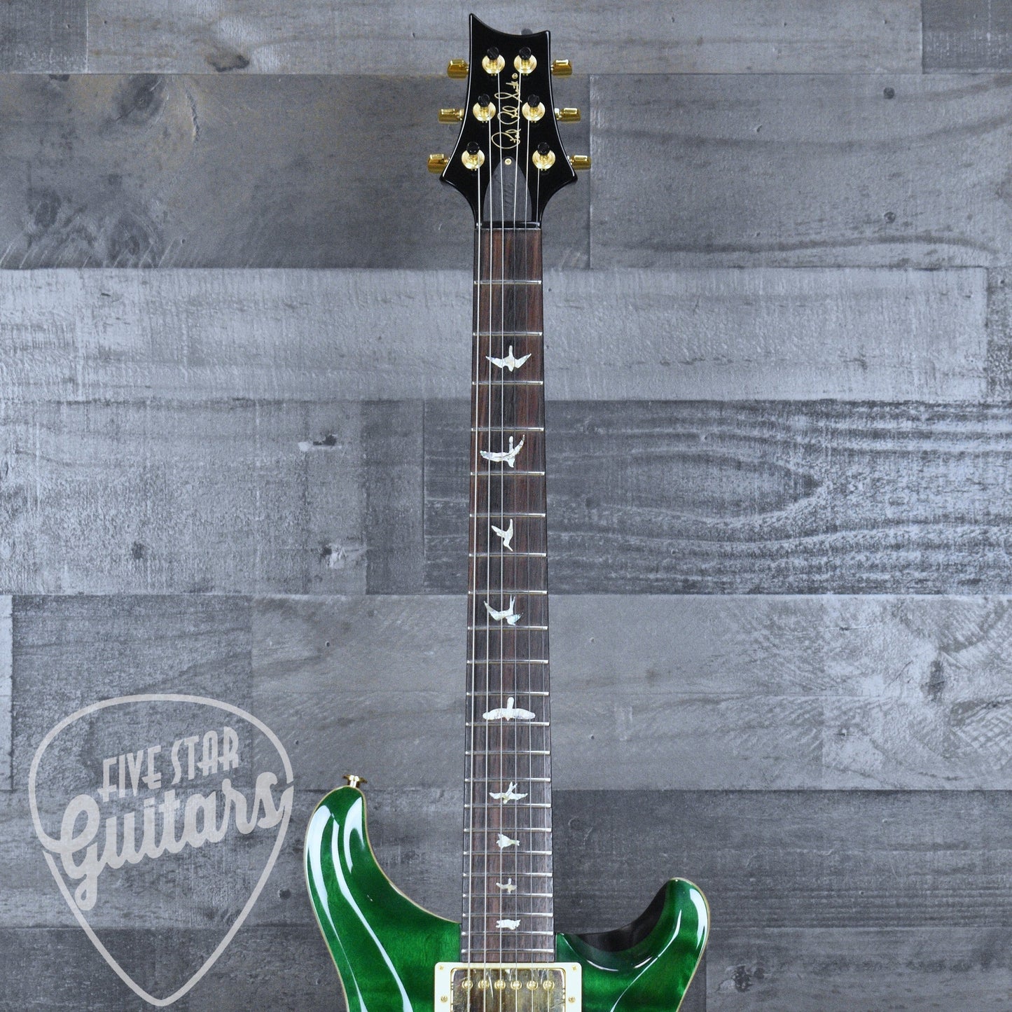Pre-Owned PRS Custom 22 Stoptail 20th Anniversary - Emerald Green with Hard Shell Case
