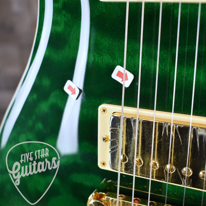 Pre-Owned PRS Custom 22 Stoptail 20th Anniversary - Emerald Green with Hard Shell Case