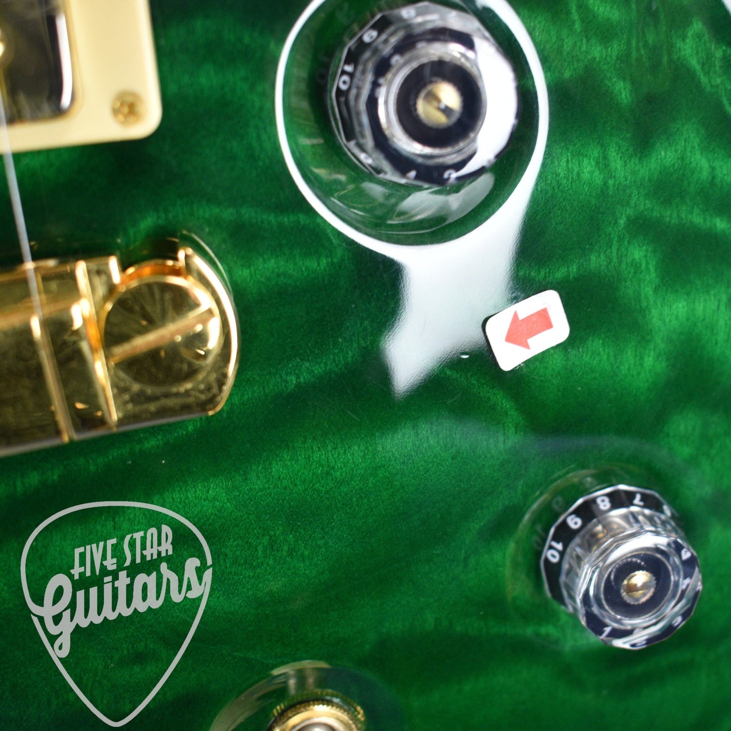 Pre-Owned PRS Custom 22 Stoptail 20th Anniversary - Emerald Green with Hard Shell Case