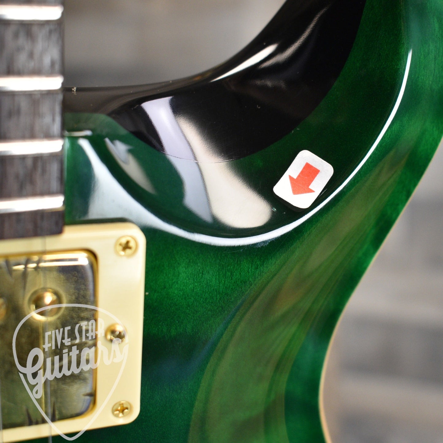 Pre-Owned PRS Custom 22 Stoptail 20th Anniversary - Emerald Green with Hard Shell Case