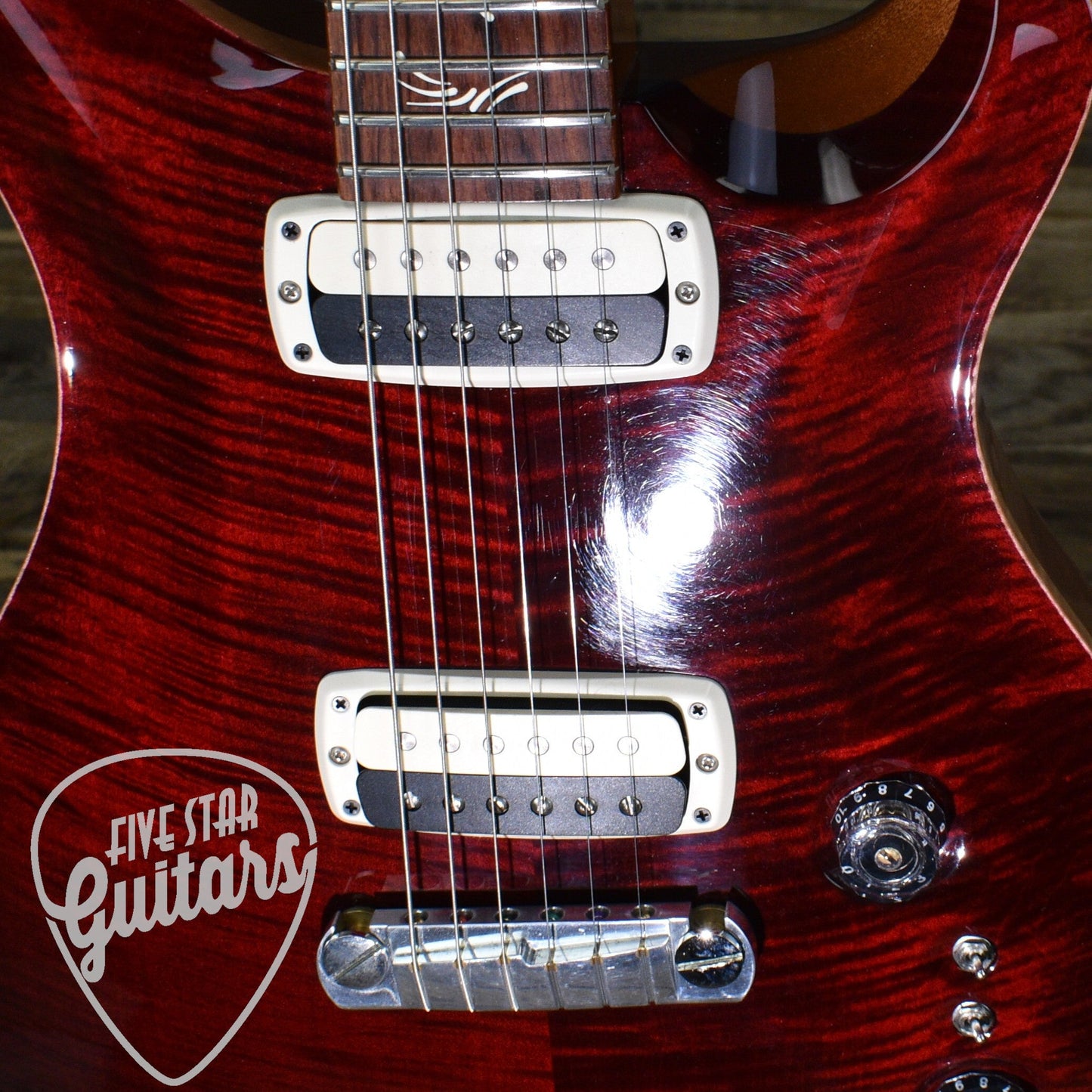 Pre-Owned PRS Paul's Guitar - Red Tiger with Hardshell Case