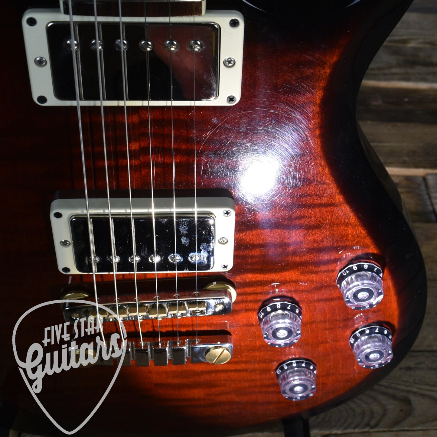 Pre-Owned PRS S2 McCarty 594 - Fire Red Burst with Gigbag