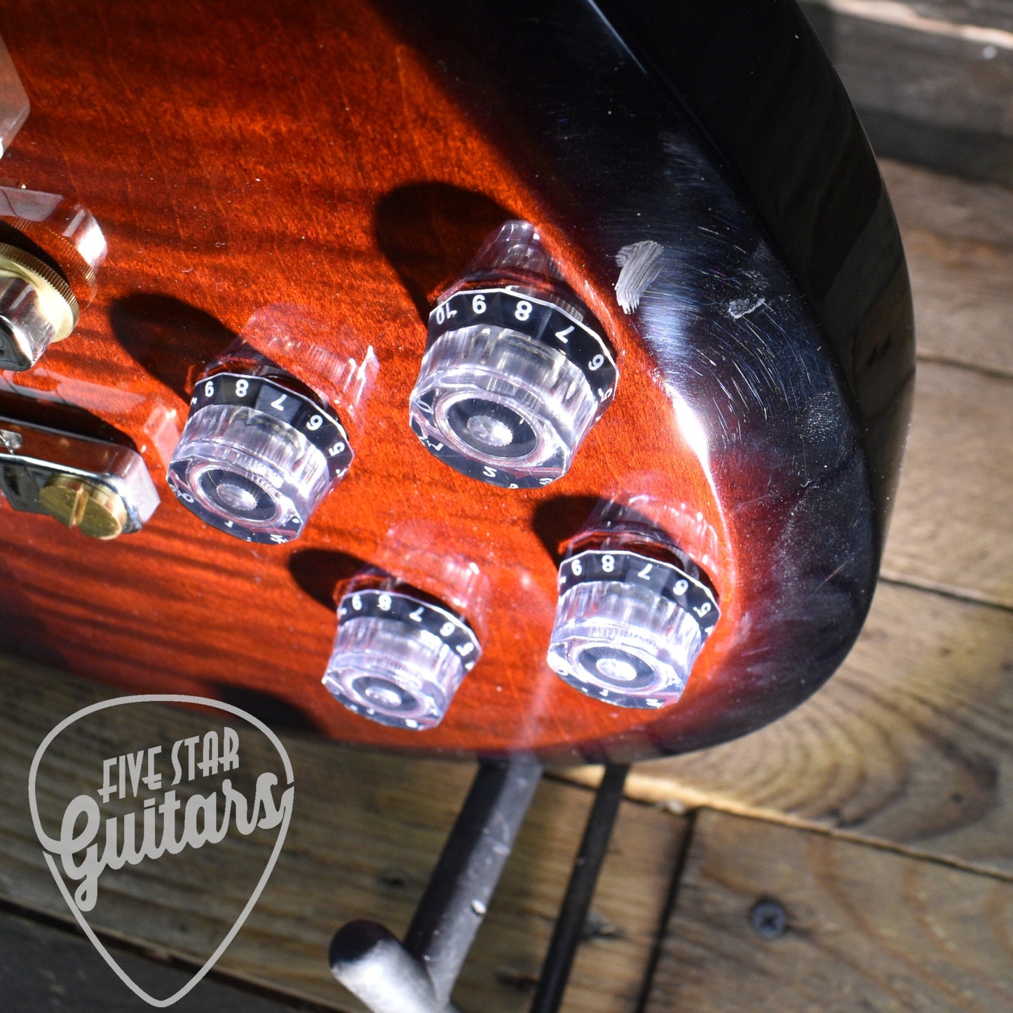 Pre-Owned PRS S2 McCarty 594 - Fire Red Burst with Gigbag