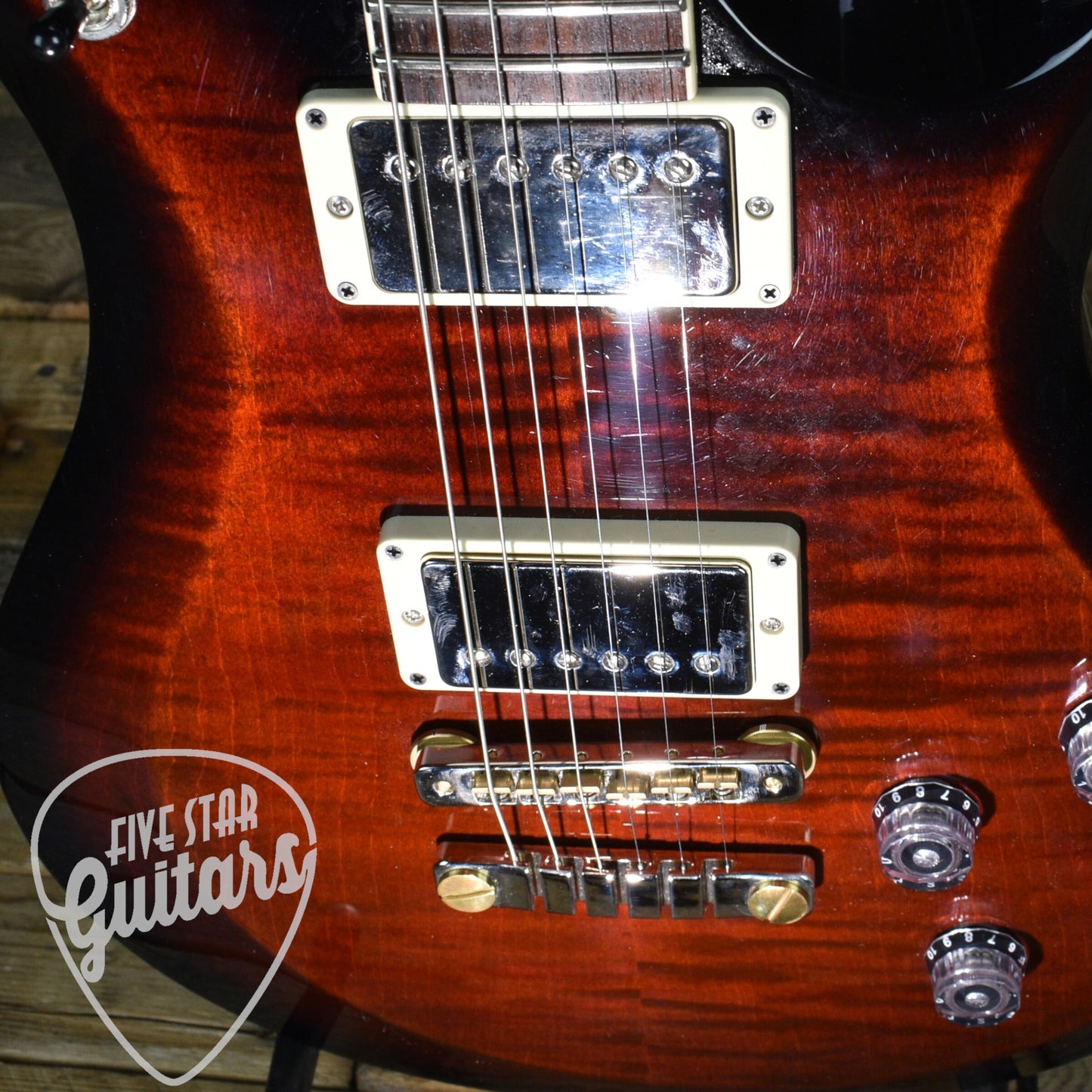 Pre-Owned PRS S2 McCarty 594 - Fire Red Burst with Gigbag