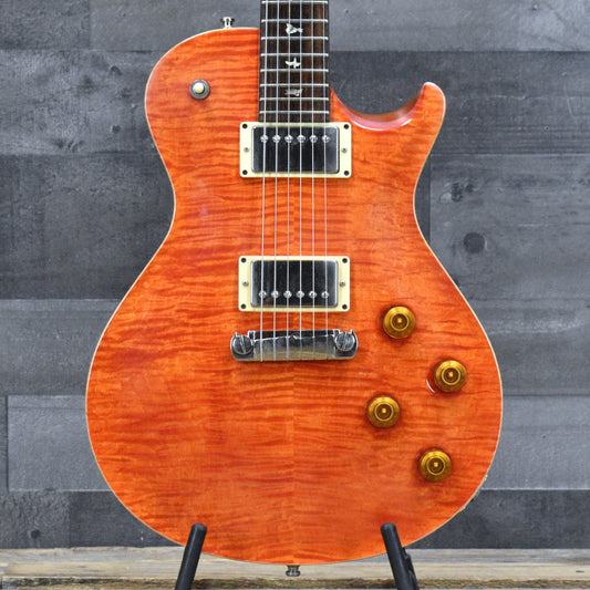 Pre-Owned PRS Singlecut 10 Top - Blood Orange with Hard Shell Case