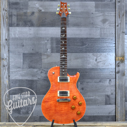 Pre-Owned PRS Singlecut 10 Top - Blood Orange with Hard Shell Case