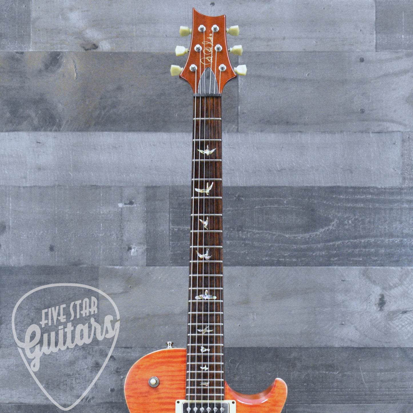 Pre-Owned PRS Singlecut 10 Top - Blood Orange with Hard Shell Case