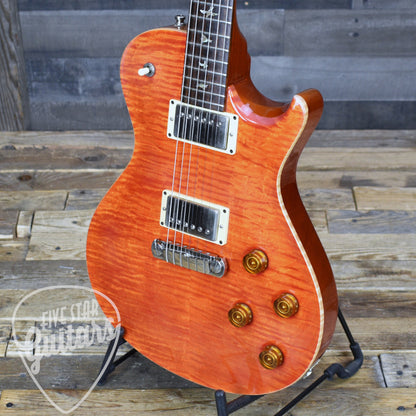 Pre-Owned PRS Singlecut 10 Top - Blood Orange with Hard Shell Case