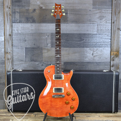 Pre-Owned PRS Singlecut 10 Top - Blood Orange with Hard Shell Case