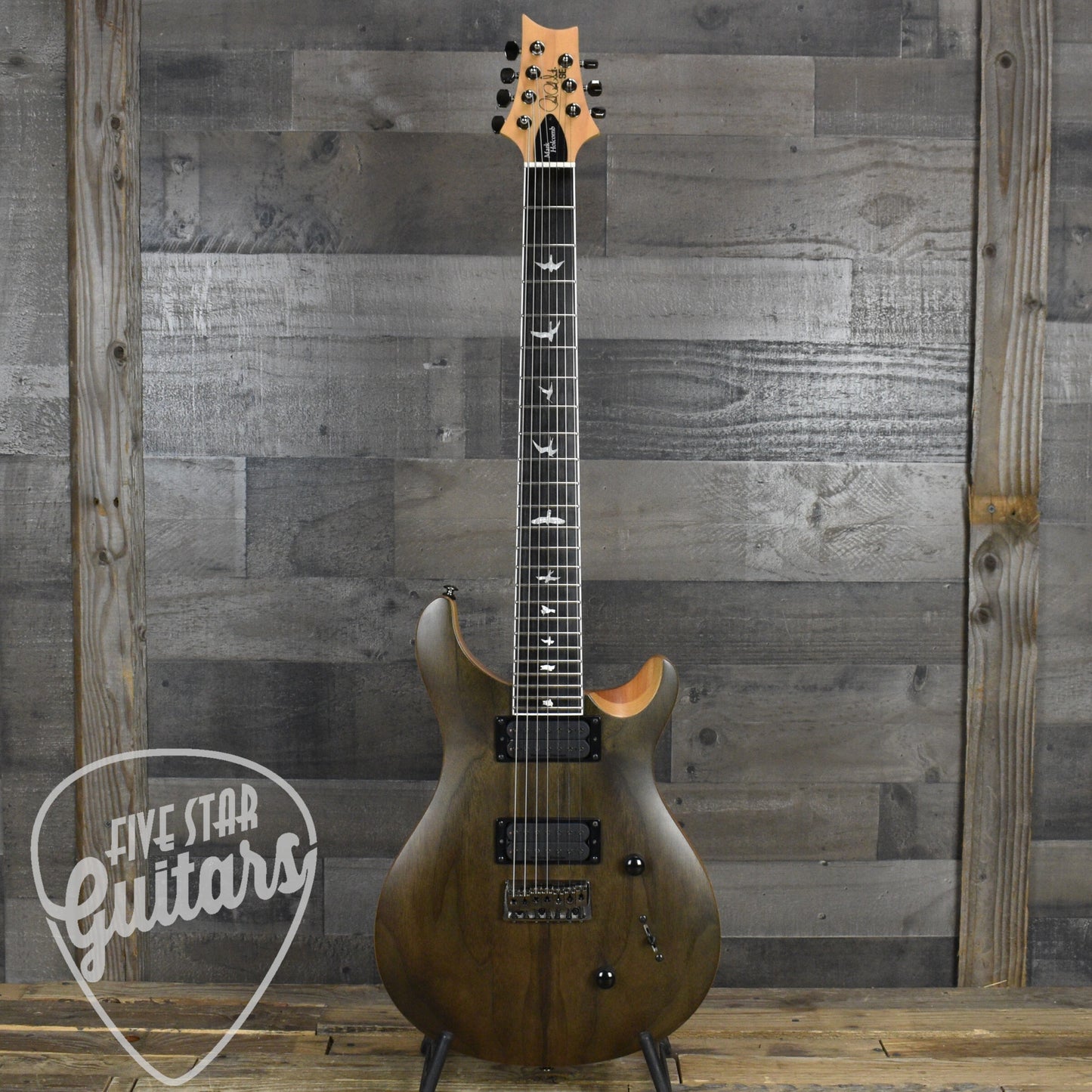 Pre-Owned PRS SE Mark Holcomb SVN - Satin Walnut with PRS Gigbag