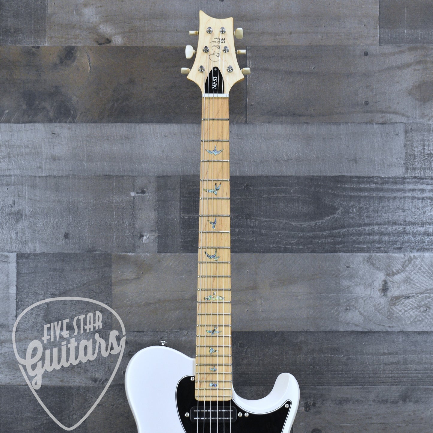 Pre-Owned PRS SE NF 53 - Pearl White with Gigbag