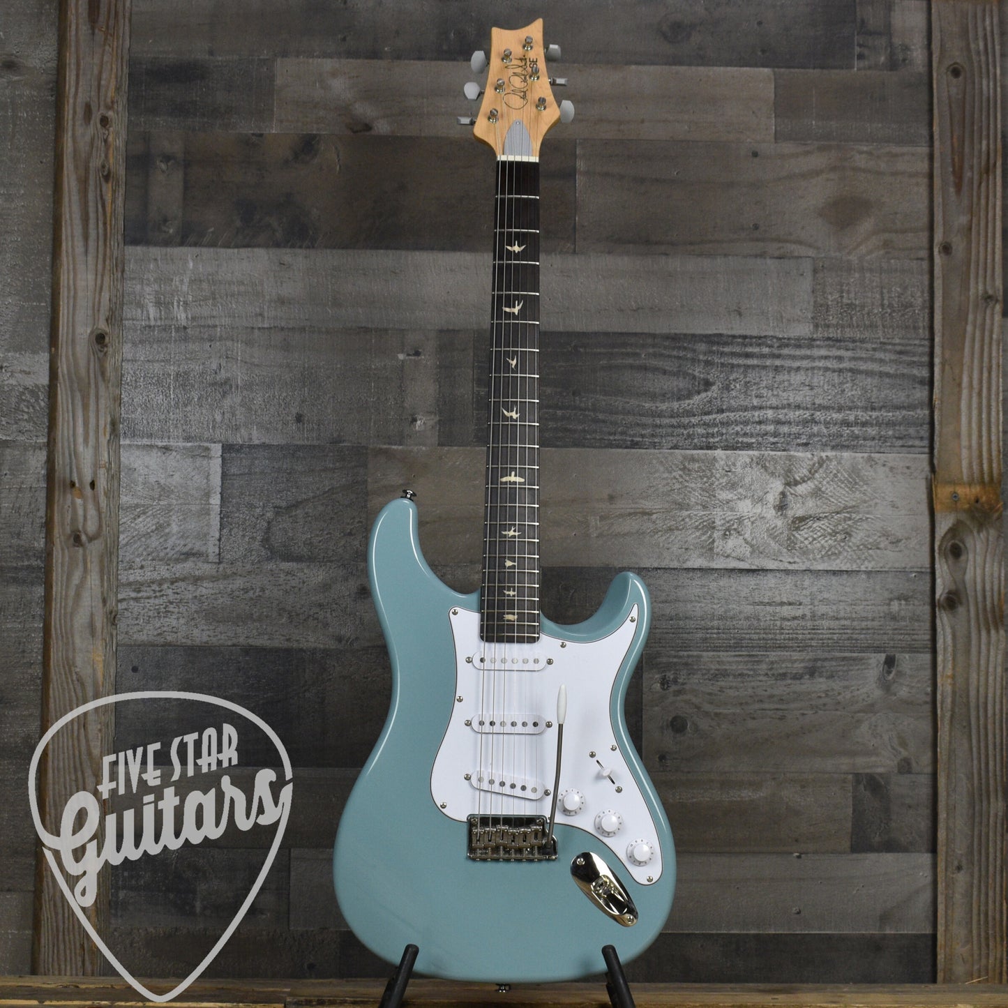 Pre-Owned PRS SE Silver Sky - Stone Blue with Gigbag