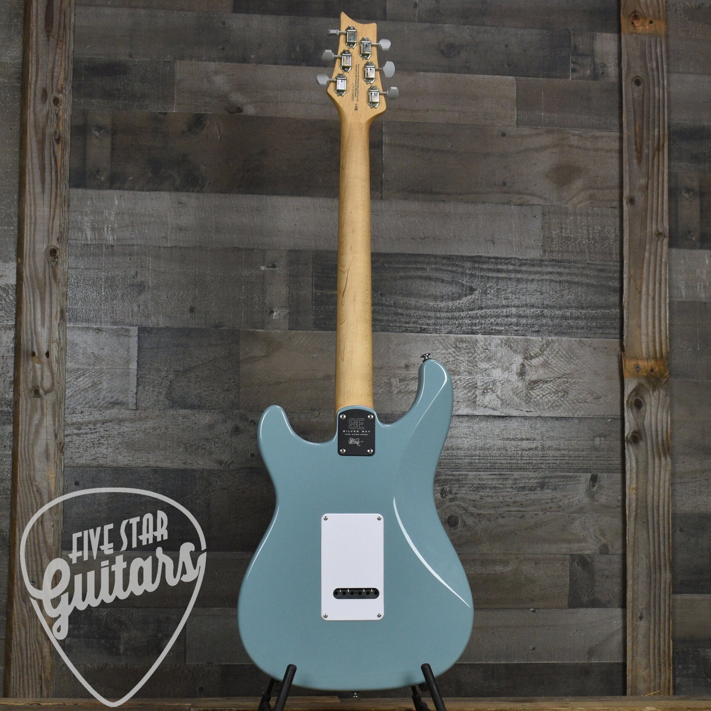 Pre-Owned PRS SE Silver Sky - Stone Blue with Gigbag