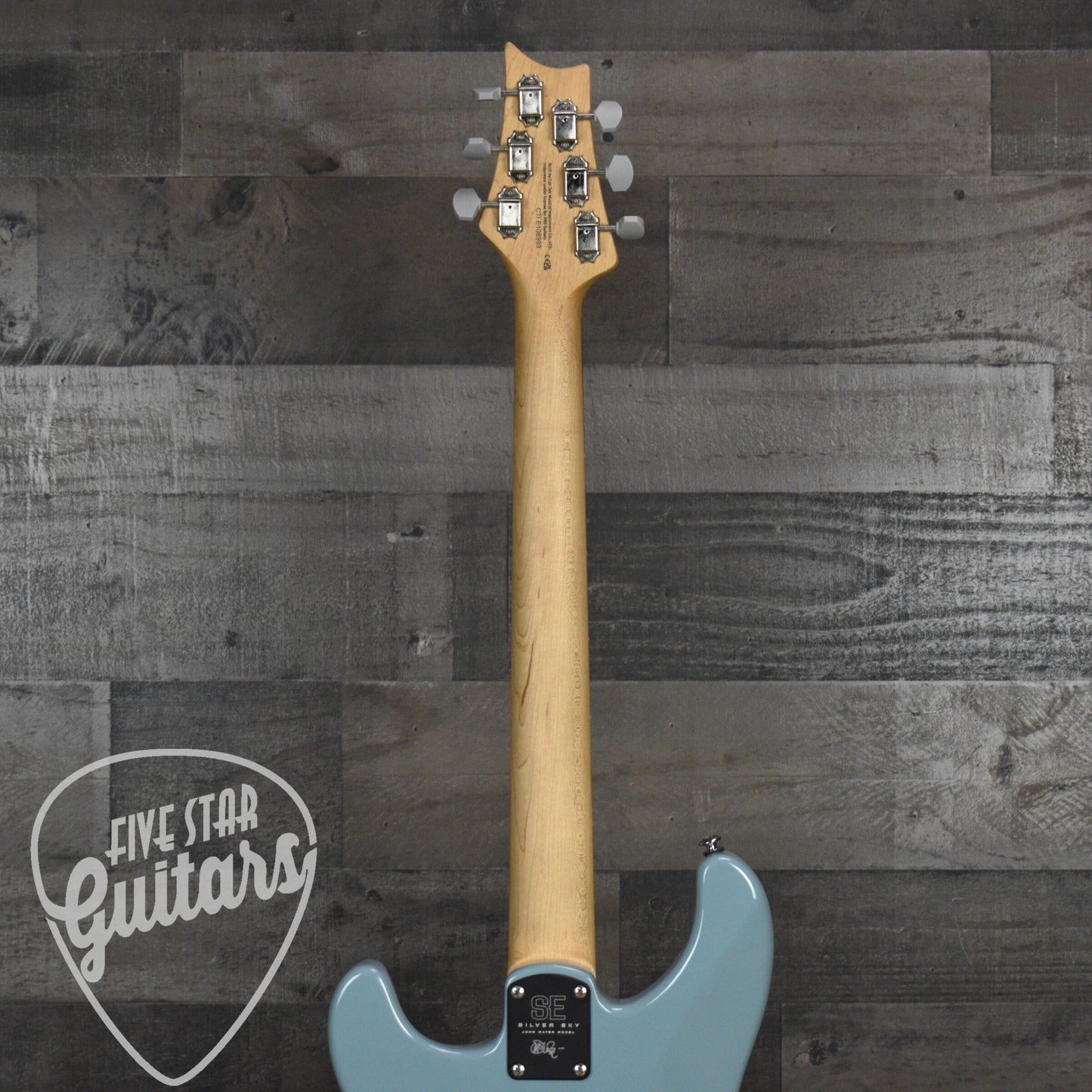 Pre-Owned PRS SE Silver Sky - Stone Blue with Gigbag