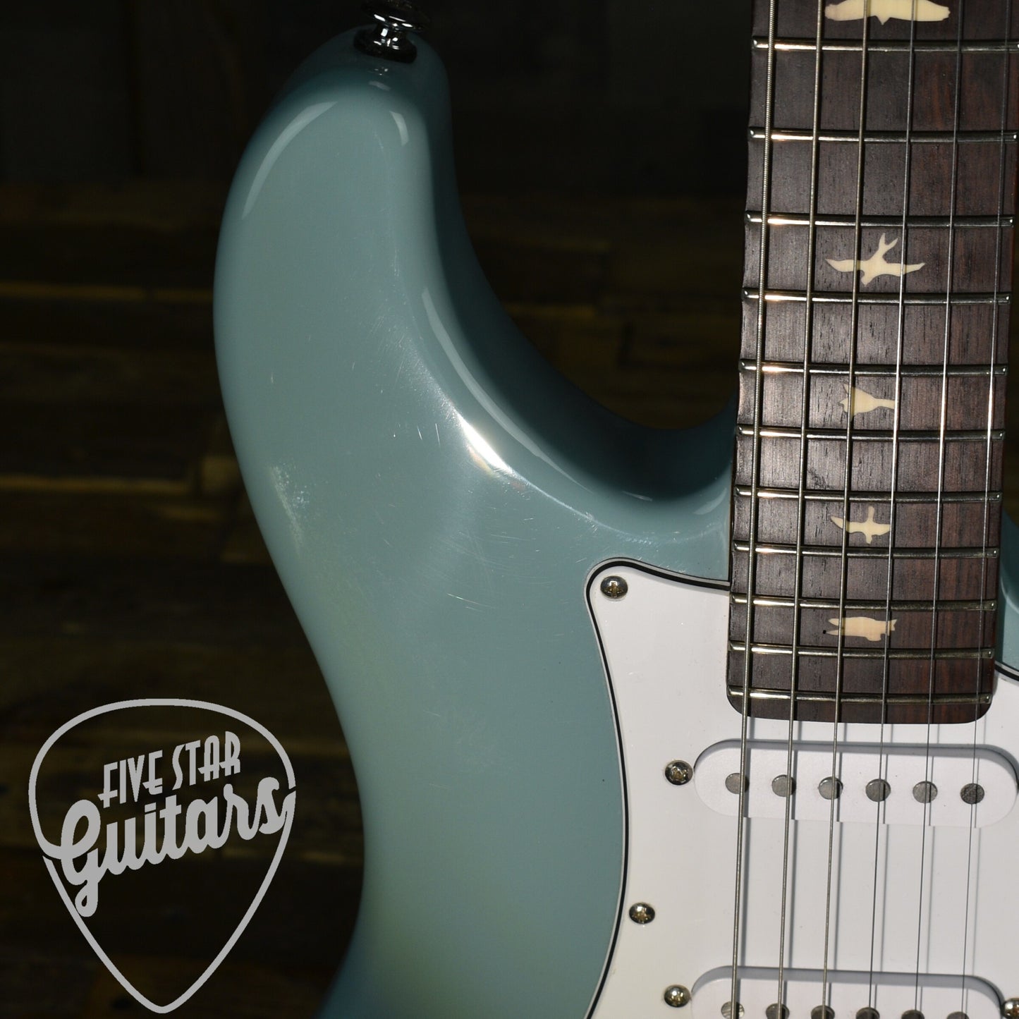 Pre-Owned PRS SE Silver Sky - Stone Blue with Gigbag