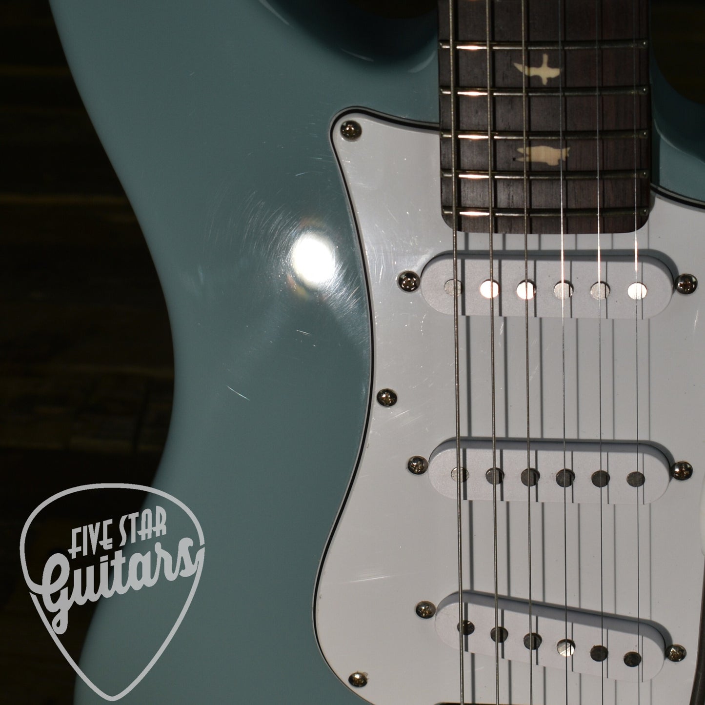 Pre-Owned PRS SE Silver Sky - Stone Blue with Gigbag
