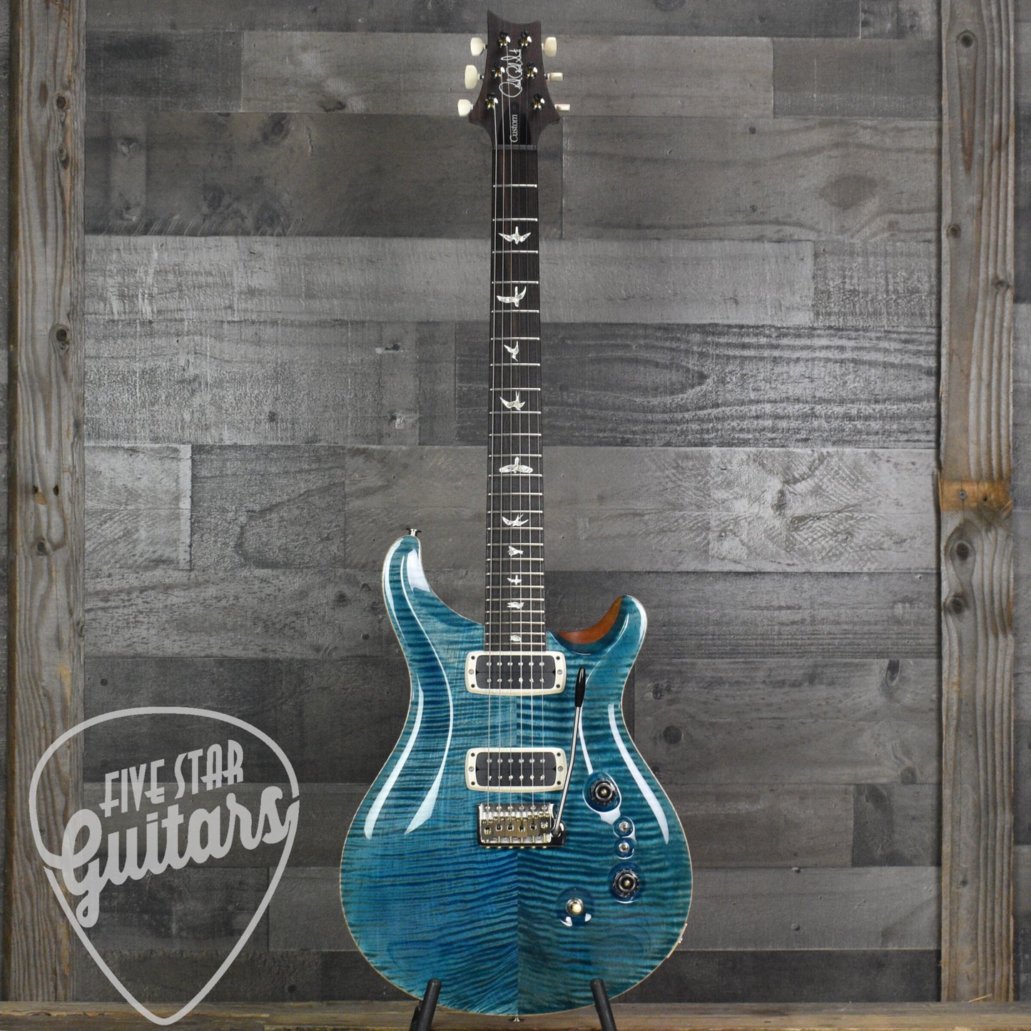 Pre-Owned Paul Reed Smith Custom 24-08 - Carroll Blue with Hard Shell Case