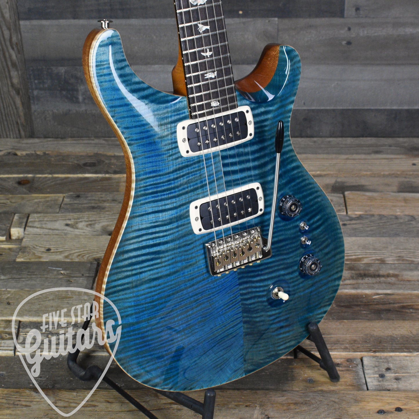 Pre-Owned Paul Reed Smith Custom 24-08 - Carroll Blue with Hard Shell Case