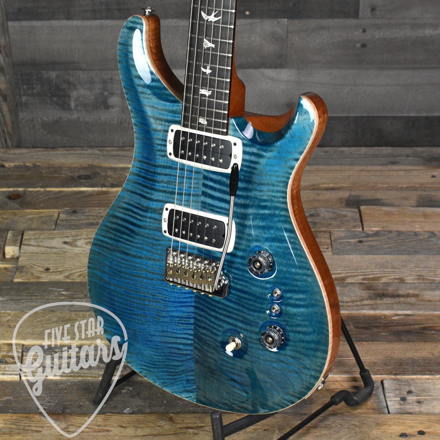 Pre-Owned Paul Reed Smith Custom 24-08 - Carroll Blue with Hard Shell Case