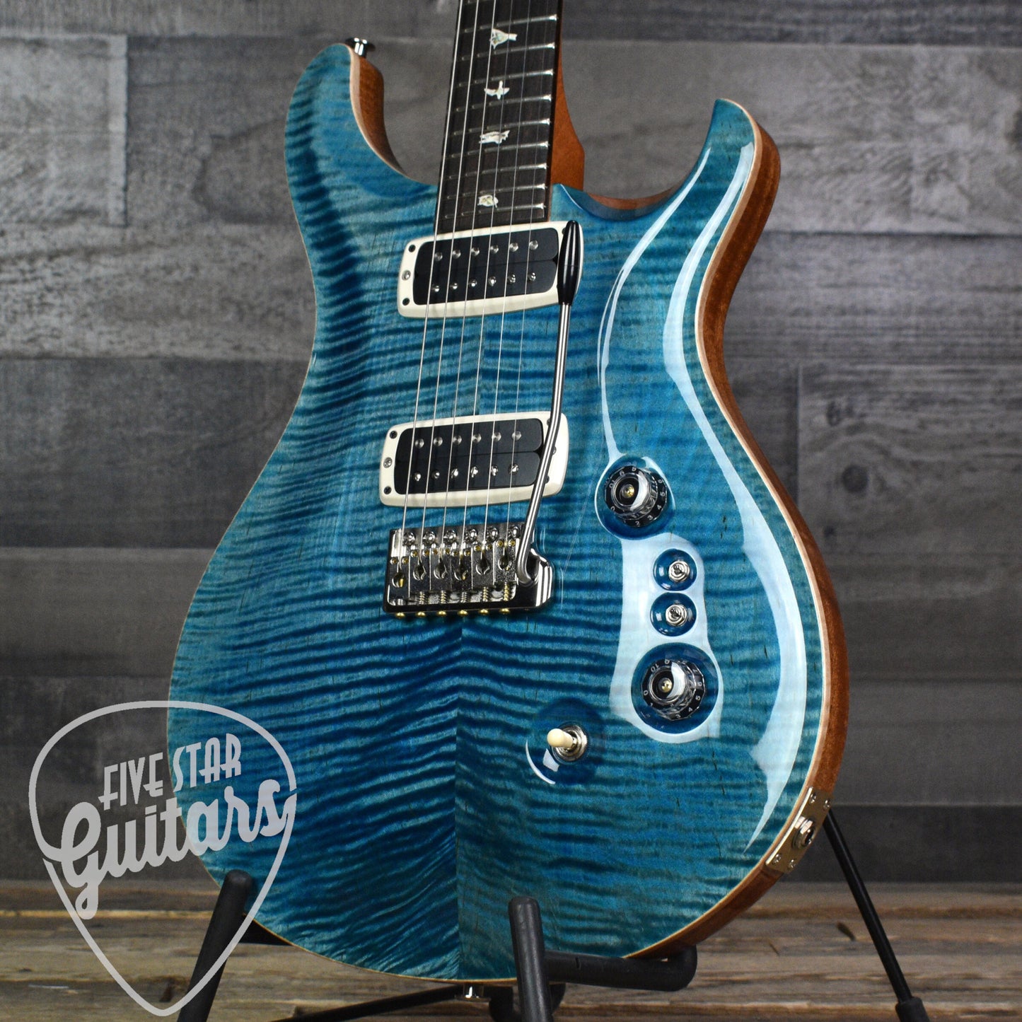 Pre-Owned Paul Reed Smith Custom 24-08 - Carroll Blue with Hard Shell Case