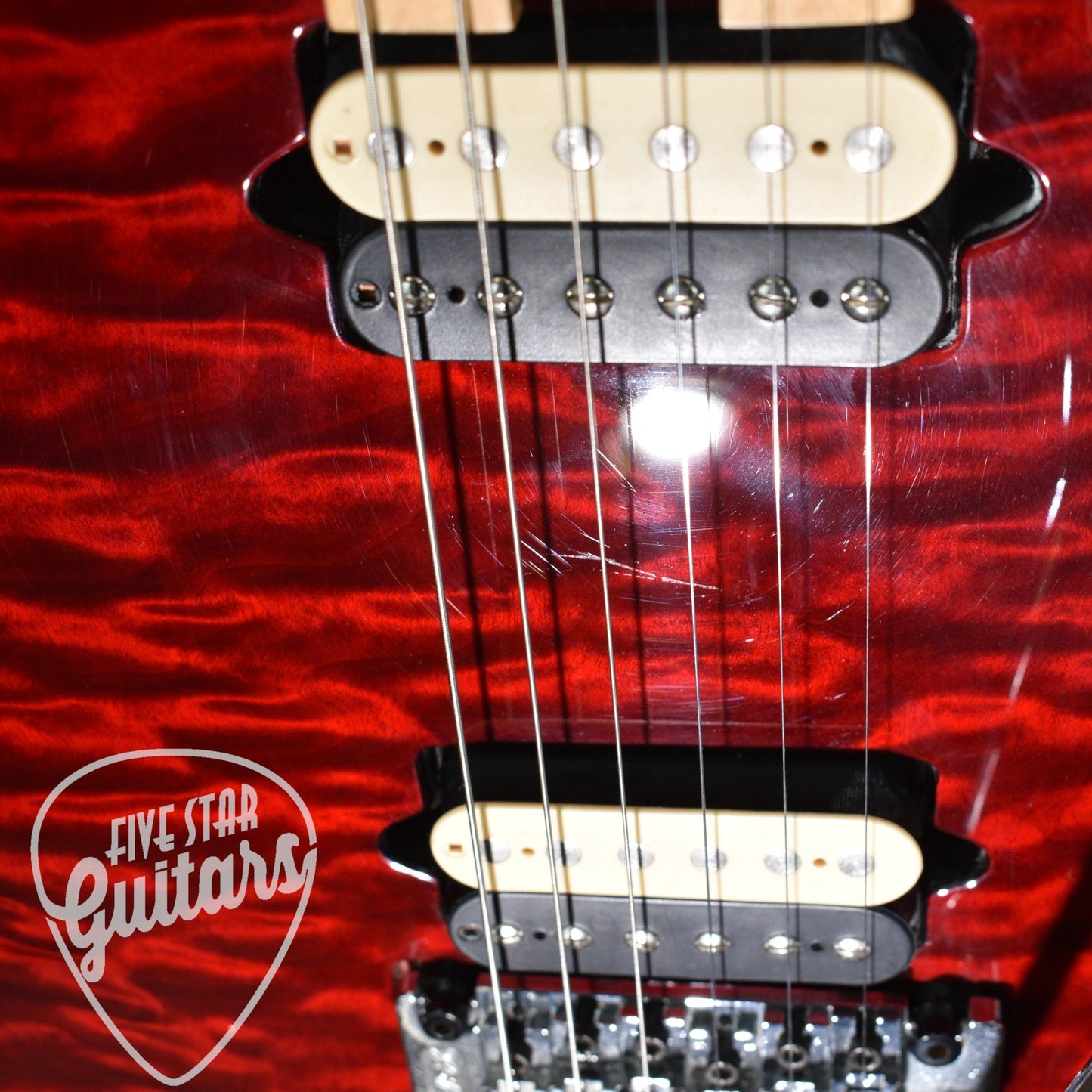 Pre-Owned Peavey EVH Wolfgang Special EXP - Translucent Maroon with Hardshell Case